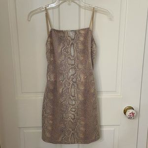 NWT Urban Outfitters Textured Snake Minidress